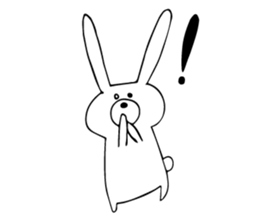 Daily negative rabbit sticker #5847023