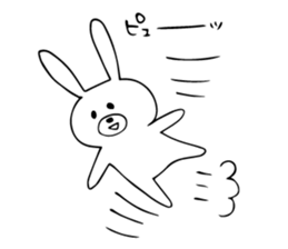 Daily negative rabbit sticker #5847024