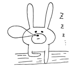 Daily negative rabbit sticker #5847027
