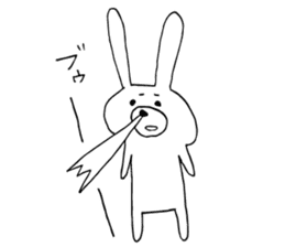 Daily negative rabbit sticker #5847028