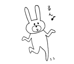 Daily negative rabbit sticker #5847033