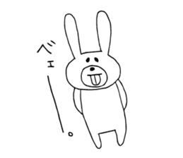 Daily negative rabbit sticker #5847034