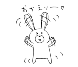 Daily negative rabbit sticker #5847039