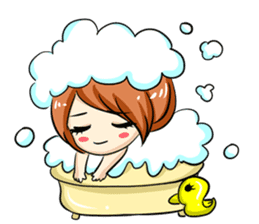 fashion girl sticker #5847530