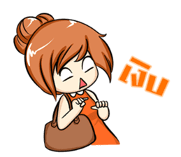 fashion girl sticker #5847535