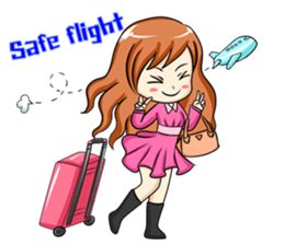 fashion girl sticker #5847537