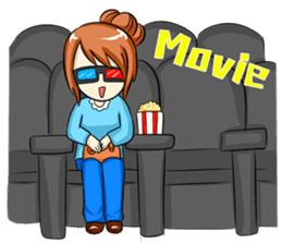 fashion girl sticker #5847545