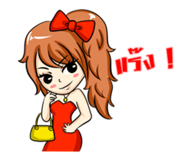 fashion girl sticker #5847548