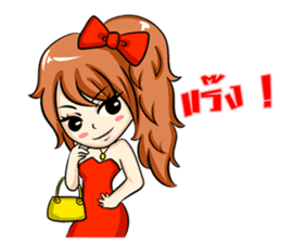 fashion girl sticker #5847548