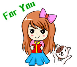 fashion girl sticker #5847549