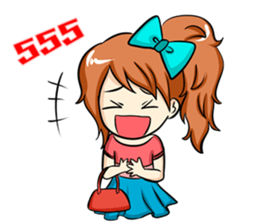 fashion girl sticker #5847555