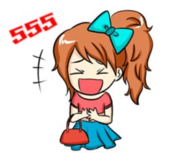 fashion girl sticker #5847555