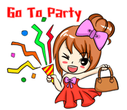 fashion girl sticker #5847557