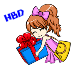 fashion girl sticker #5847561