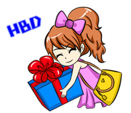 fashion girl sticker #5847561