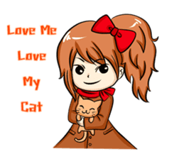 fashion girl sticker #5847565