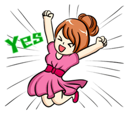 fashion girl sticker #5847569