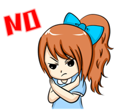 fashion girl sticker #5847571