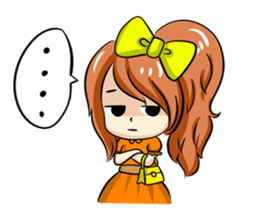 fashion girl sticker #5847573