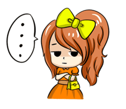 fashion girl sticker #5847573