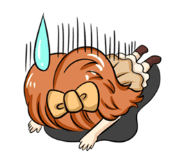 fashion girl sticker #5847581