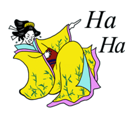 UKIYOE JAPAN English version sticker #5847736