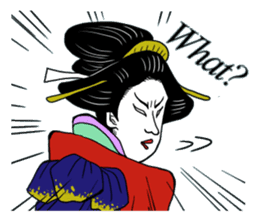 UKIYOE JAPAN English version sticker #5847740