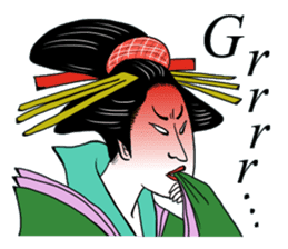 UKIYOE JAPAN English version sticker #5847743