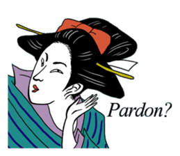UKIYOE JAPAN English version sticker #5847744