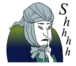 UKIYOE JAPAN English version sticker #5847745