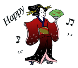 UKIYOE JAPAN English version sticker #5847747