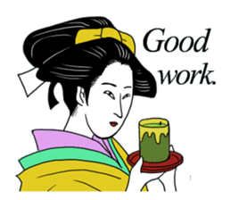 UKIYOE JAPAN English version sticker #5847749