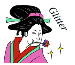 UKIYOE JAPAN English version sticker #5847759
