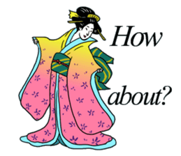 UKIYOE JAPAN English version sticker #5847765