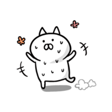 Cat sweat sticker #5847937