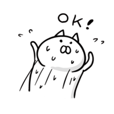 Cat sweat sticker #5847948