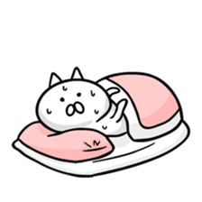 Cat sweat sticker #5847968