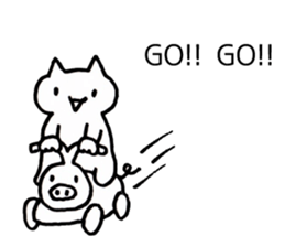 Japan Sticker KimamaNeko2 sticker #5848379