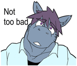 Isari characters English version sticker #5848979