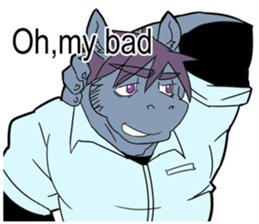 Isari characters English version sticker #5848982