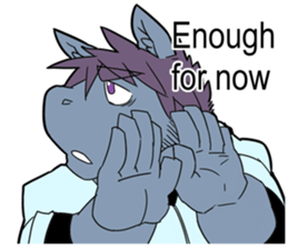 Isari characters English version sticker #5848983