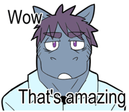 Isari characters English version sticker #5848984