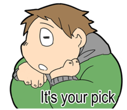 Isari characters English version sticker #5848992