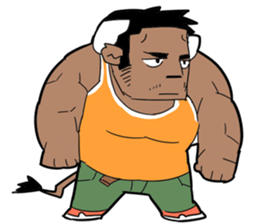 Isari characters English version sticker #5849001