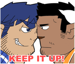 Isari characters English version sticker #5849002