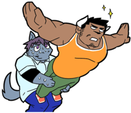 Isari characters English version sticker #5849005