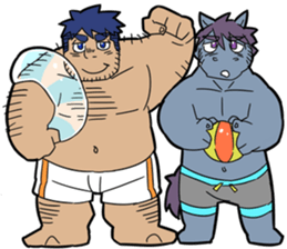 Isari characters English version sticker #5849006