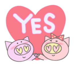 Bu-suke&Bu-ko(English version) sticker #5849059