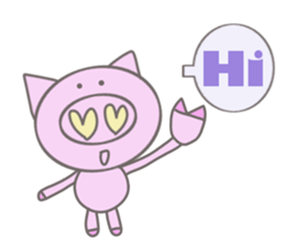 Bu-suke&Bu-ko(English version) sticker #5849083