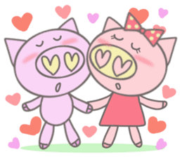 Bu-suke&Bu-ko(English version) sticker #5849086